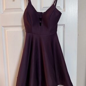 Speechless Deep Purple Mini Dress